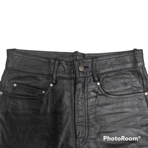 Harley Davidson Leather Pants Men S Fashion Bottoms Jeans On Carousell