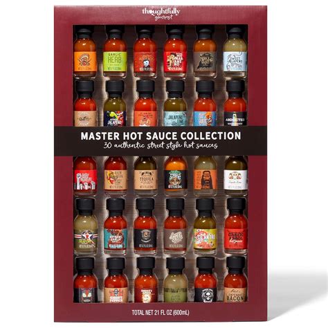 Thoughtfully Hot Sauce Geschenkset Probierset Mit Verschiedenen