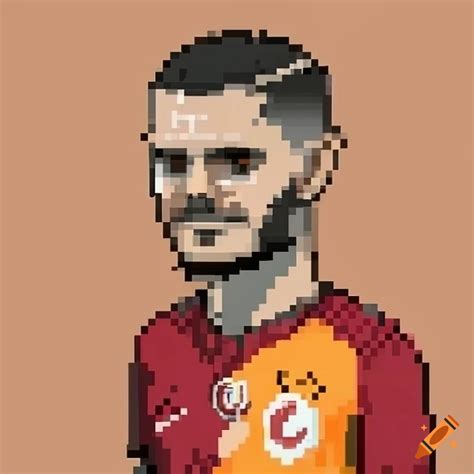 Mauro Icardi Galatasaray Pixel Art