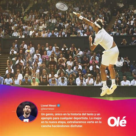 El Emotivo Mensaje De Lionel Messi A Roger Federer Tras Anunciar Su Retiro Del Tenis Profesional