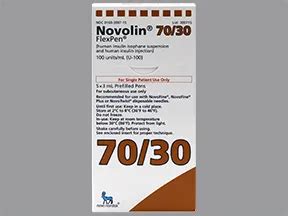 Humulin70 30 Novolin 70 30 Insulin Isophane Human Insulin Regular