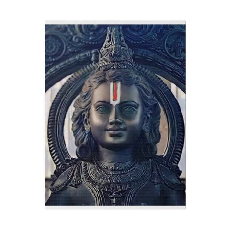 Ram Lalla Canvas Photo Jai Shri Ram Ayodhya Ram Sri Ram Jai Hanuman