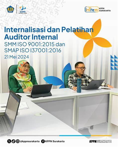 Internalisasi Dan Pelatihan Auditor Internal SMM ISO 9001 2015 Dan SMAP