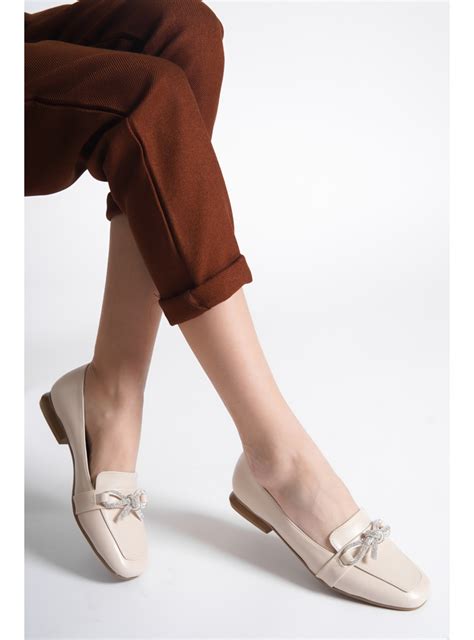 Gr Nude Farbe Ballerina Modanisa