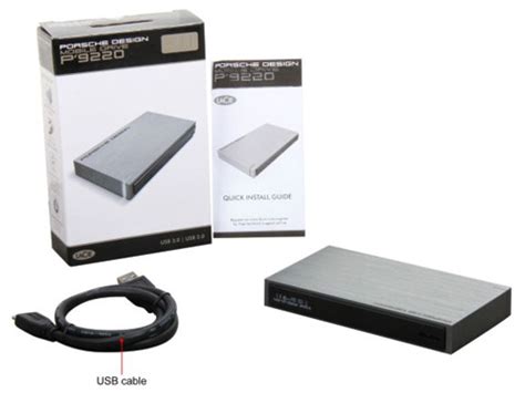 Lacie Tb Porsche Design External Hard Drive Usb Model Lac