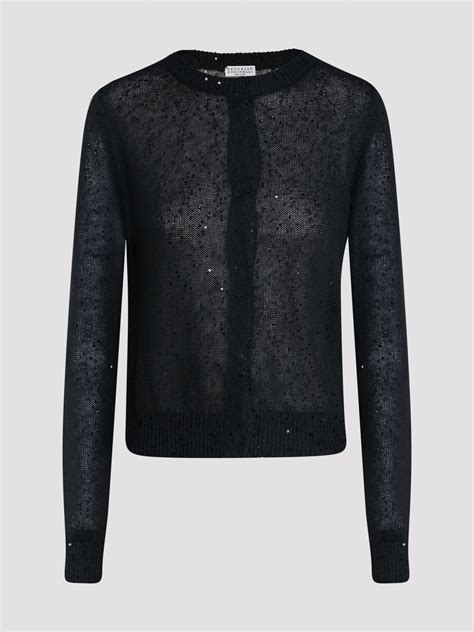 Кардиган Brunello Cucinelli M10550216 цвет темно-серый - купить в ...