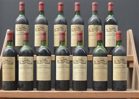 Ch Grand Mayne A C St Emilion grand cru classé M C 1977 aantal 13