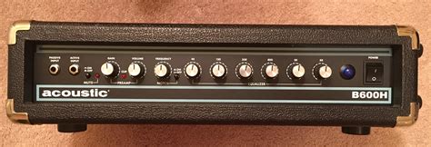 Sold Acoustic B600h Bass Head 600 Watts