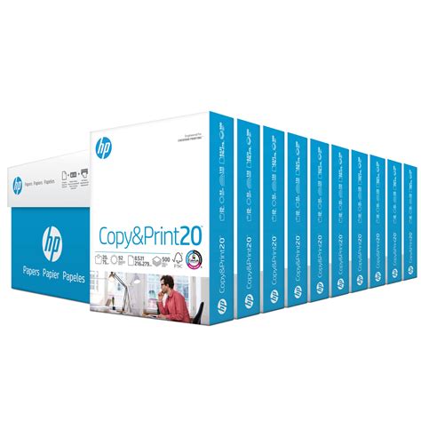 hp printer paper  copyprint  lb  ream case  sheets