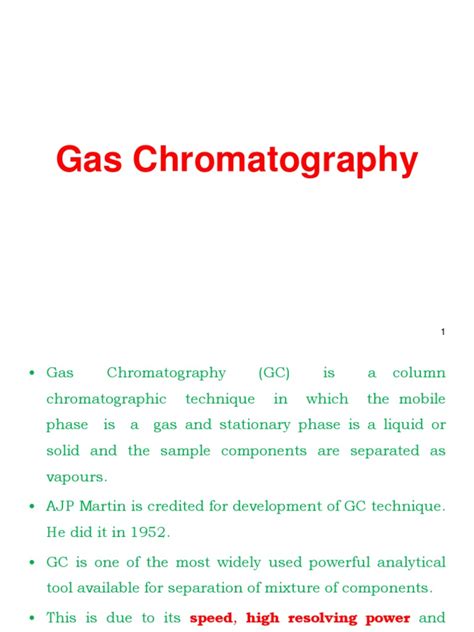 Gas Chromatography | PDF