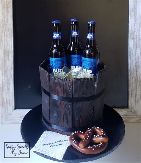 Beer Barrel Cake Decorated Cake By Sassy Sweets By Cakesdecor