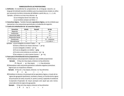 Formalización Proposicional I Patricia Del Carpio uDocz