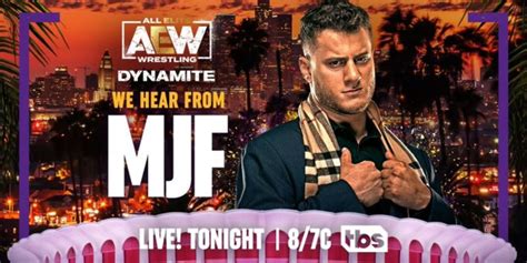 MJF To Appear And Cut Promo On Tonight S AEW Dynamite