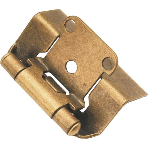 Shop Hickory Hardware 2-Pack 2-1/4-in x 1-3/8-in Antique Brass ...