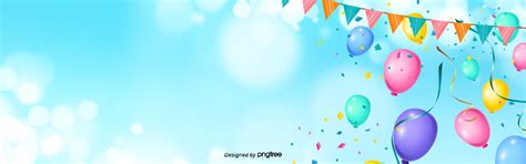 Happy Blue Birthday Background Ribbon Creative Background Lovely