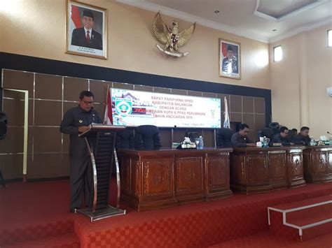 InfoPublik Bupati Balangan Sampaikan KUPA Dan PPAS 2018