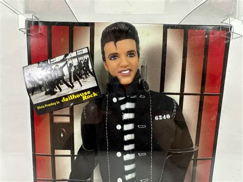 Elvis Presley Jailhouse Rock Pink Label Collection Mattel Ken Doll 2009 New In Box R4156