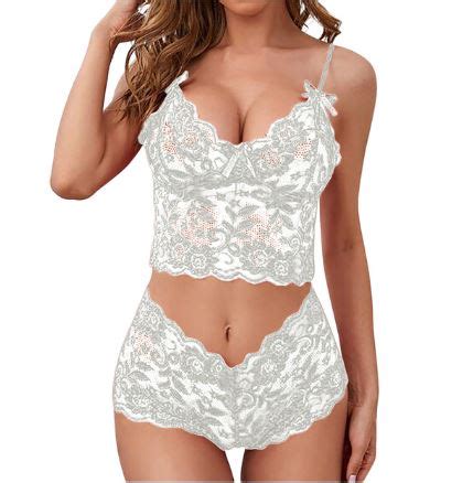 Ensemble Lingerie Sexy En Dentelle Cadeau Pour Famille