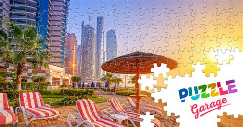 Beach In Dubai Jigsaw Puzzle Countries Uae Puzzle Garage