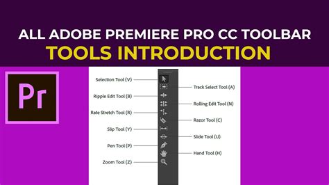 All Adobe Premiere Pro CC Toolbar Tools Introduction 2021 YouTube