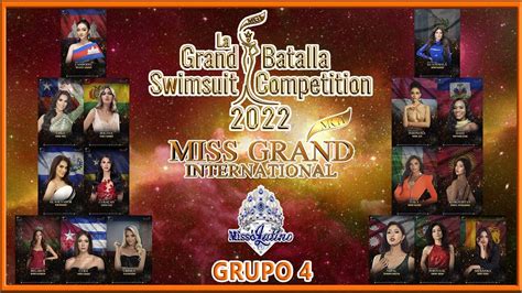 Mgi Grupo La Grand Batalla Swimsuit Competition Youtube