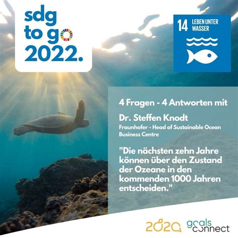 Sdg To Go Heute Sdg Leben Unter Wasser Goals Connect