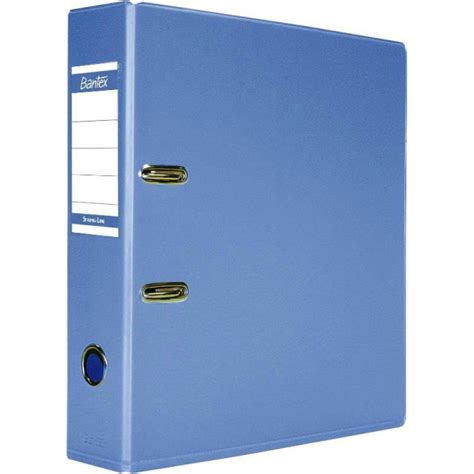 Bantex Lever Arch File A4 70mm PVC Metallic Blue B1450MET01