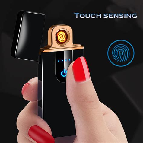 Ультратонкая электрическая зажигалка для сигарет USB металлическая ...