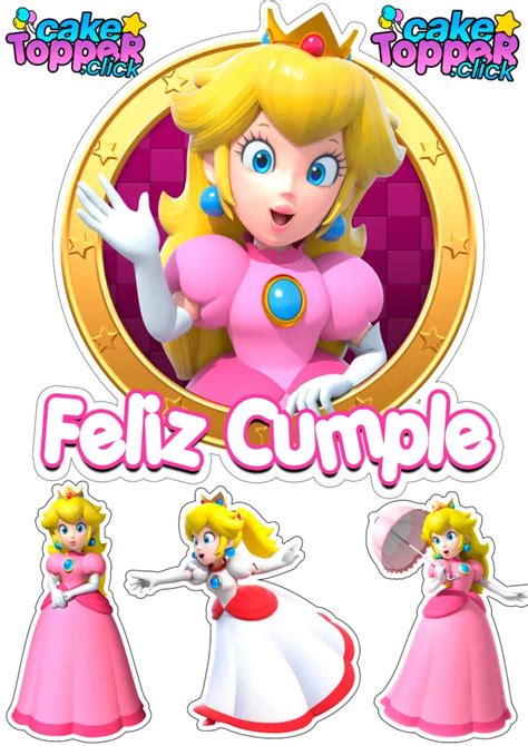 4 Kits Princesa Peach Gratis Imprimibles