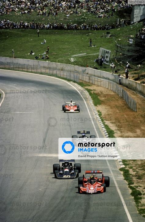 Tenth Placed Carlos Pace Bra Brabham Bt Leads Jacky Ickx Bel In