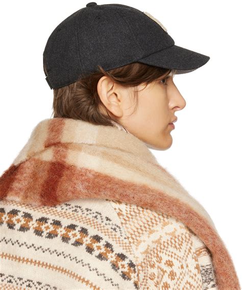 Rag And Bone Black Addison Cap Rag And Bone