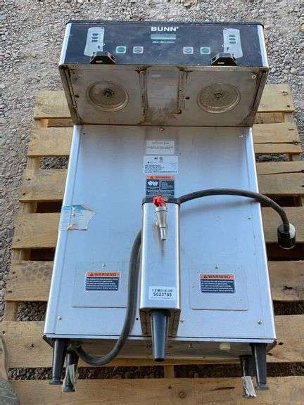 Bunn Double Coffee Brewer With Hot Water Spout Sierra Auction Management Inc