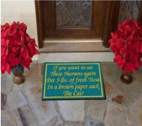 Funny Door Mats 36 Pics