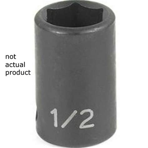 38 Drive X 34 12 Point Standard Impact Socket Grey Pneumatic 1124r