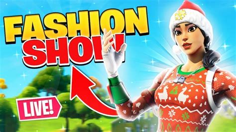 Real Fortnite Fashion Shows Live Skin Contest Custom