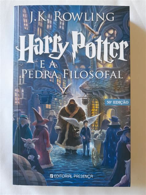 Livro Harry Potter E A Pedra Filosofal J K Rowling Matosinhos E