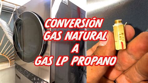 Torre De Lavado Lg Conversi N De Gas Natural A Gas Lp Propano Youtube