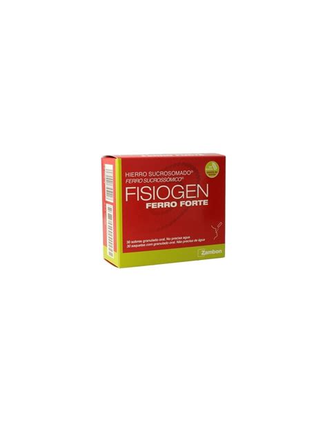 Comprar Fisiogen Ferro Forte 30 Sobres Farmacia Angulo