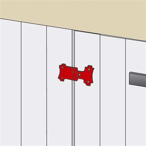 Afbat Charnière Forte Acier Prépeint H130 X L95 X P21 Mm