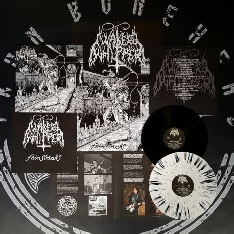 Naked Whipper Ger Painstreaks LP Booklet Poster Black Iron Bonehead Productions