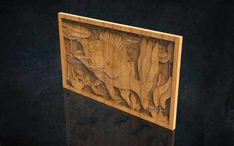 Stl File Fish 3d Stl Model For Cnc Router Artcam Vetric Engraver