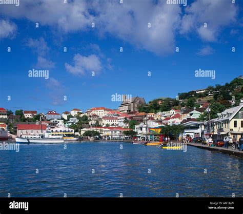 St Georges Grenada Caribbean Stock Photo Alamy