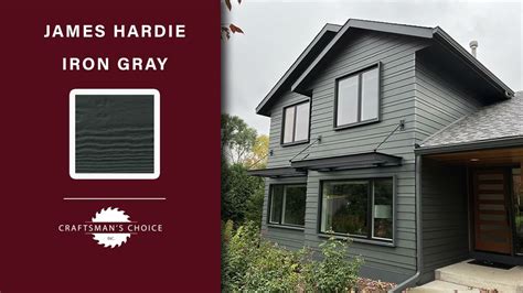 James Hardie Iron Gray Siding Color Project Examples And Design Ideas