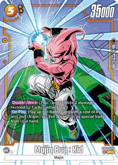 Majin Buu Kid Fusion World Ultra Limit Dragon Ball Super Cardtrader