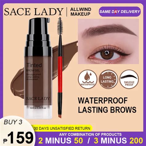 Allwind Sace Lady Waterproof Eyebrow Gel Long Lasting Tinted Brow Cream