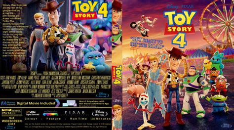 Toy Story 4 (2019) R1 Custom Blu-ray Cover & Label - DVDcover.Com