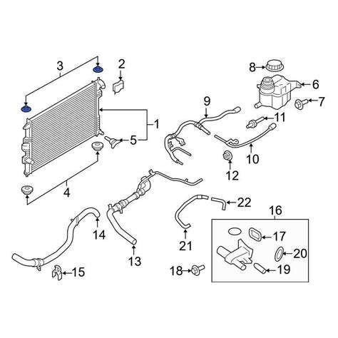 Radiator Hose Diagram For The 2007 Ford Explorer