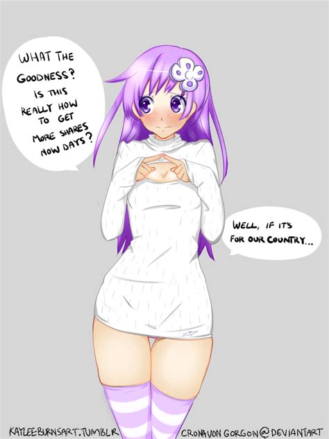 Nepgear Sweater By KayBur Hentai Foundry