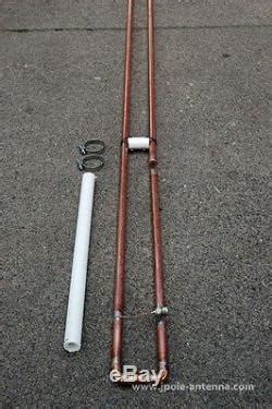Meter VHF SLIM JIM Amateur Ham Radio J Pole Base Antenna MHz