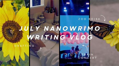 July Camp Nanowrimo Writing Vlog Drafting K Words And More Youtube